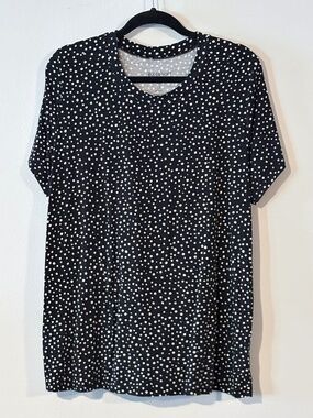 Torrid Super Soft Polka Dot Tee-2X